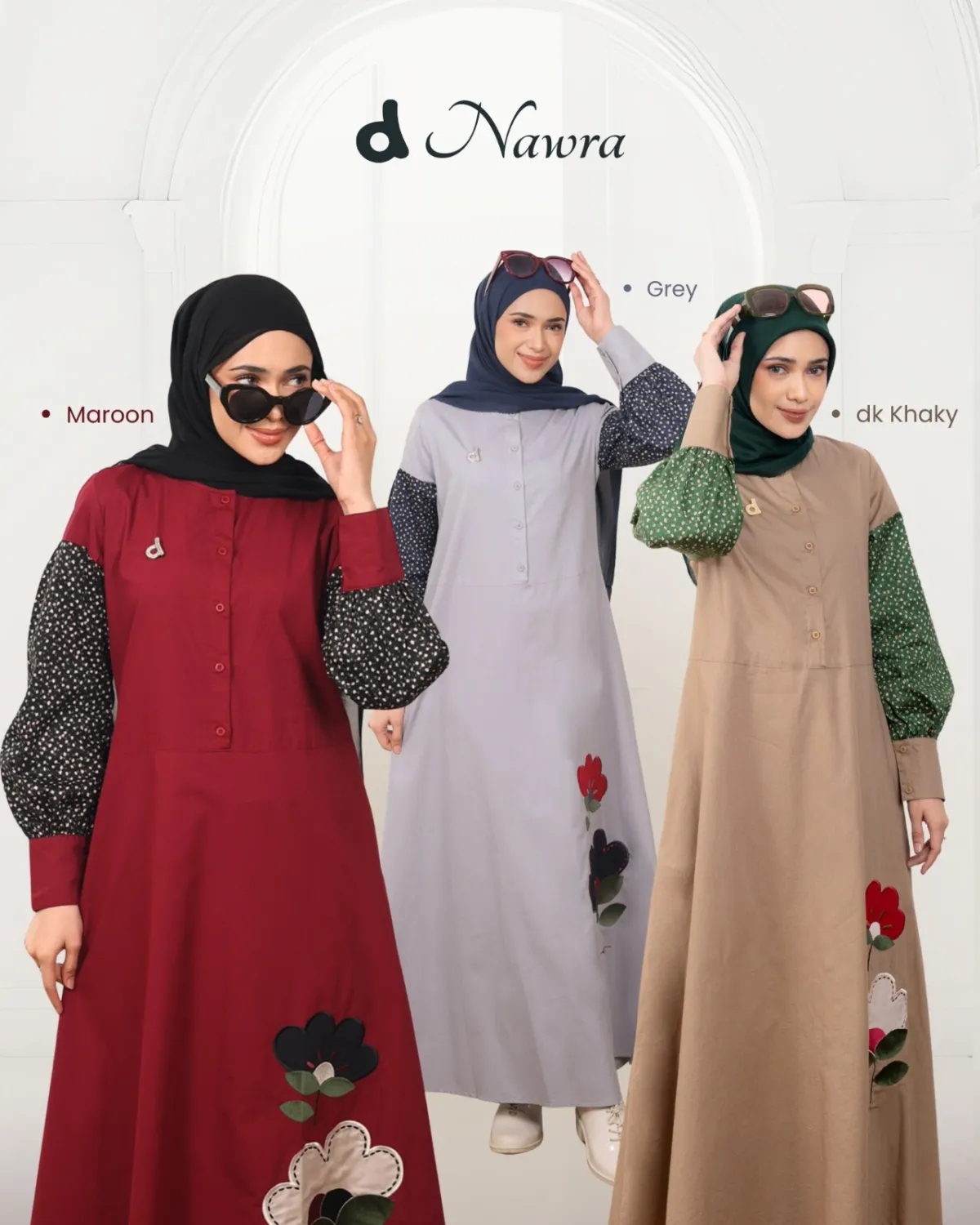 Abaya Gamis Dewasa D NAWRA Dannis